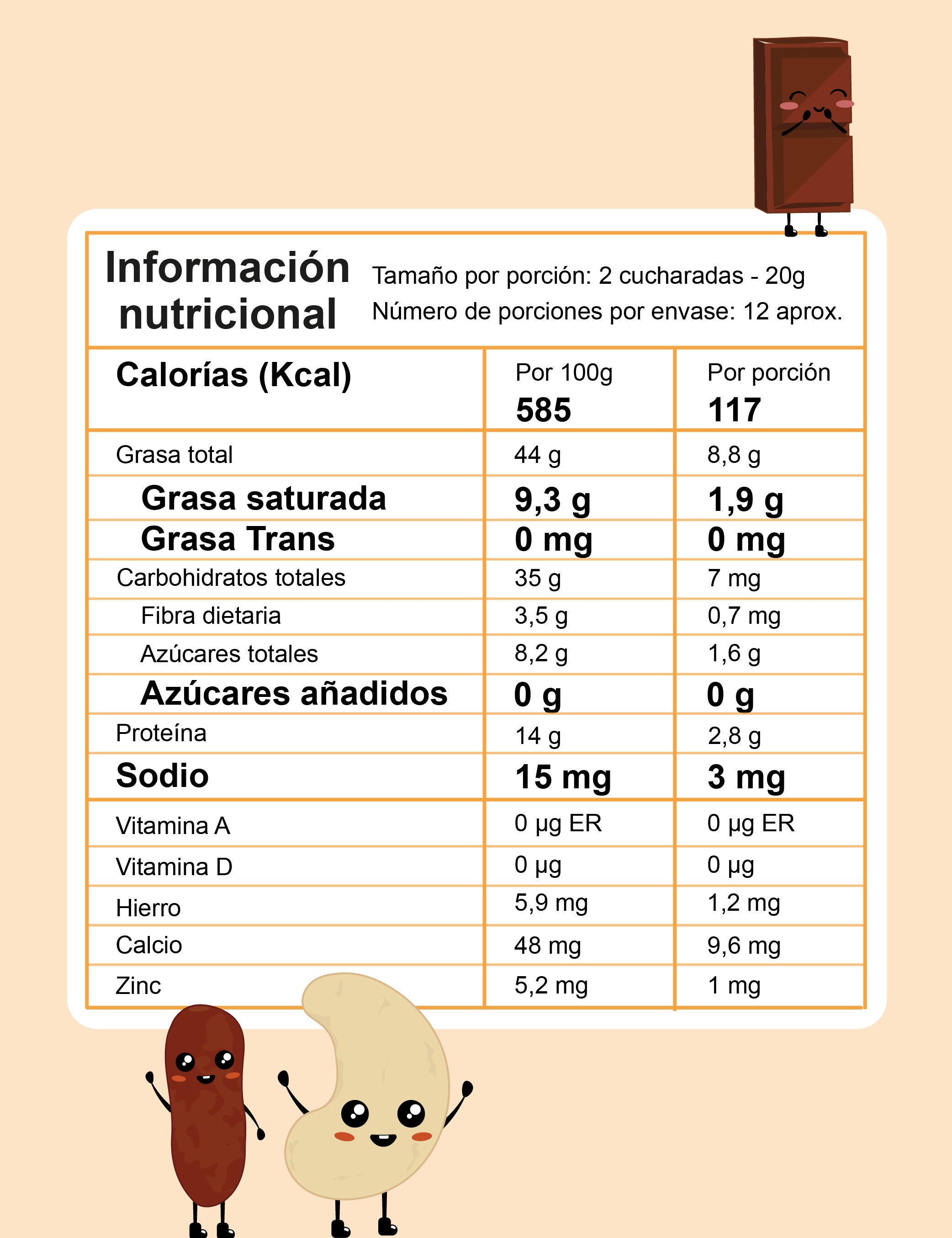 Crema de Choco marañon