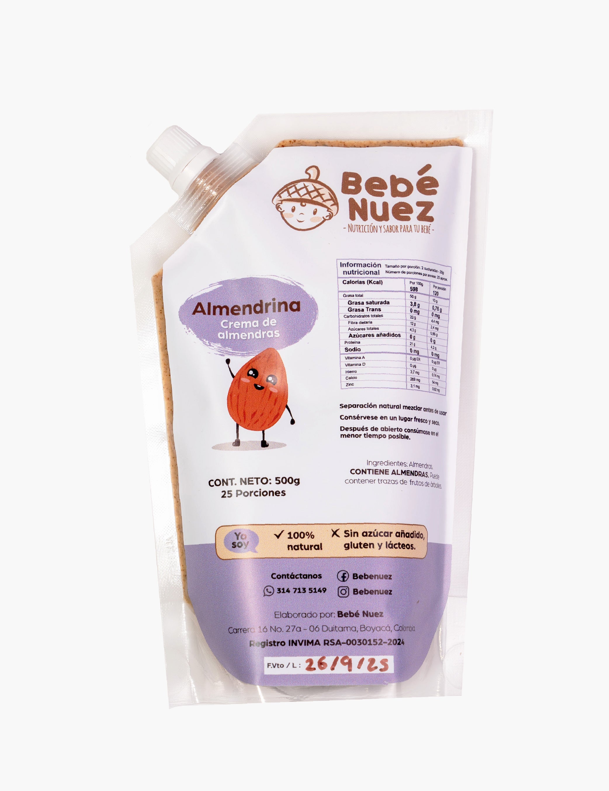 Crema de almendra