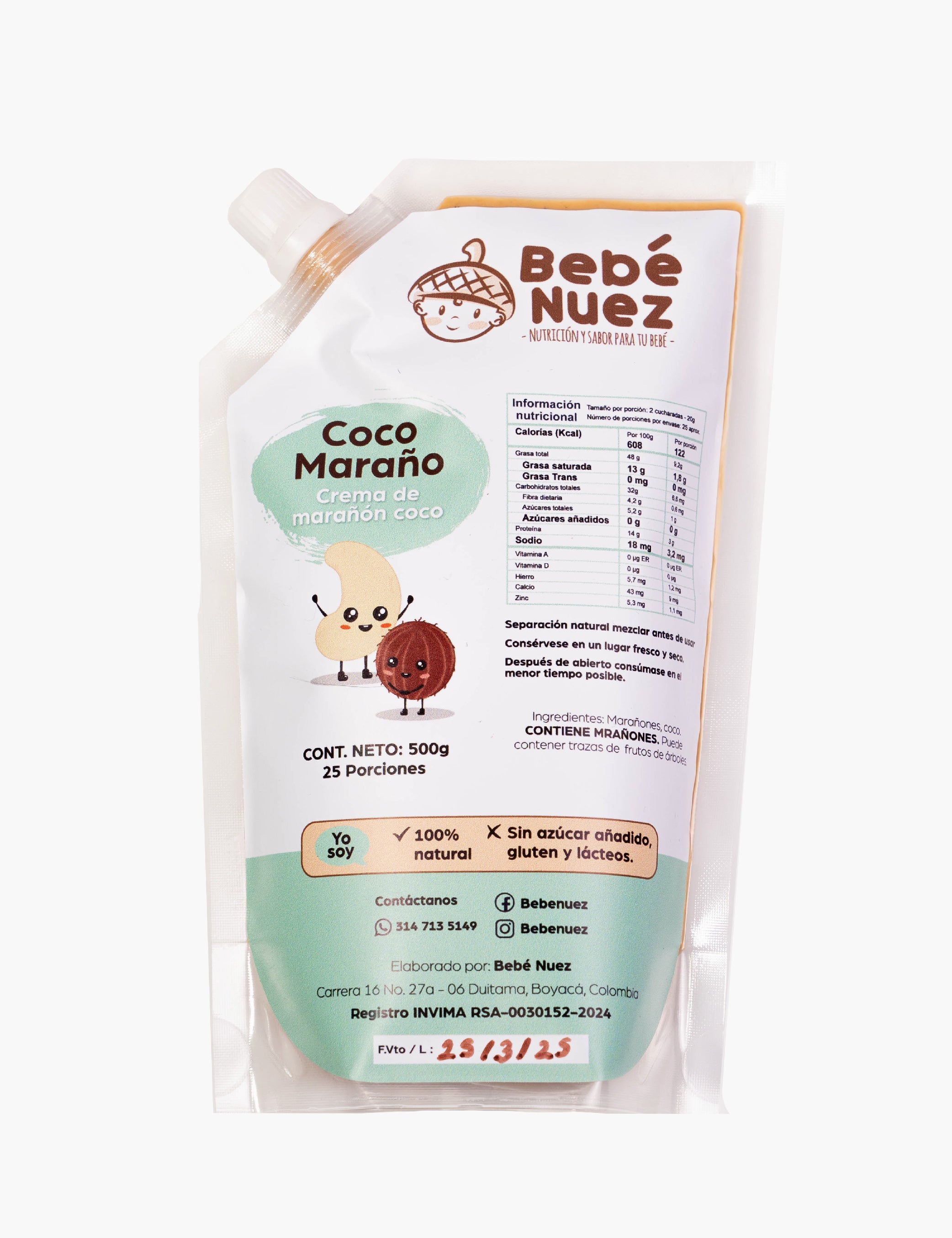 Crema de Coco marañon