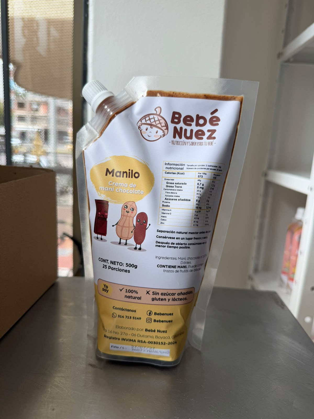 Crema de Choco maní